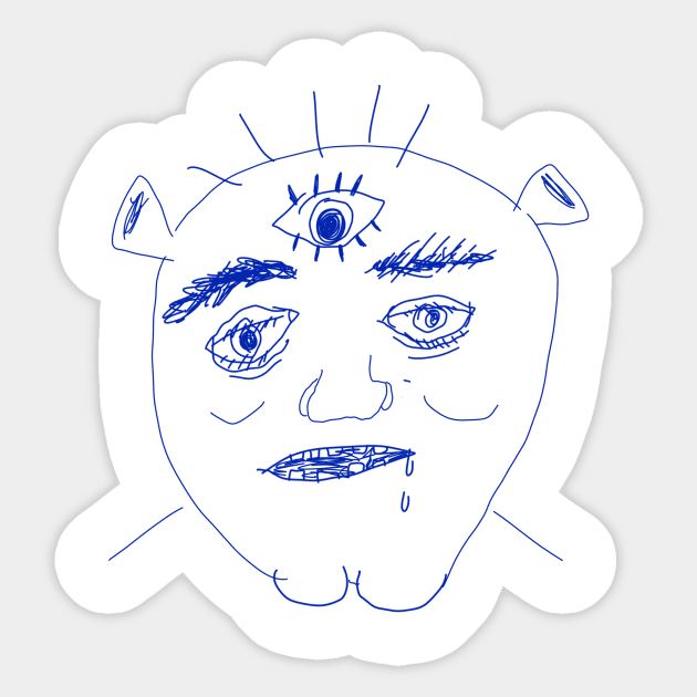 Shrek third eye Sticker by ido_raz